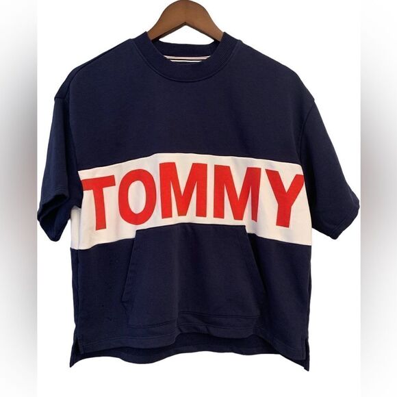 Tommy Hilfiger Crewneck Short Sleeved Top M - Picture 1 of 9